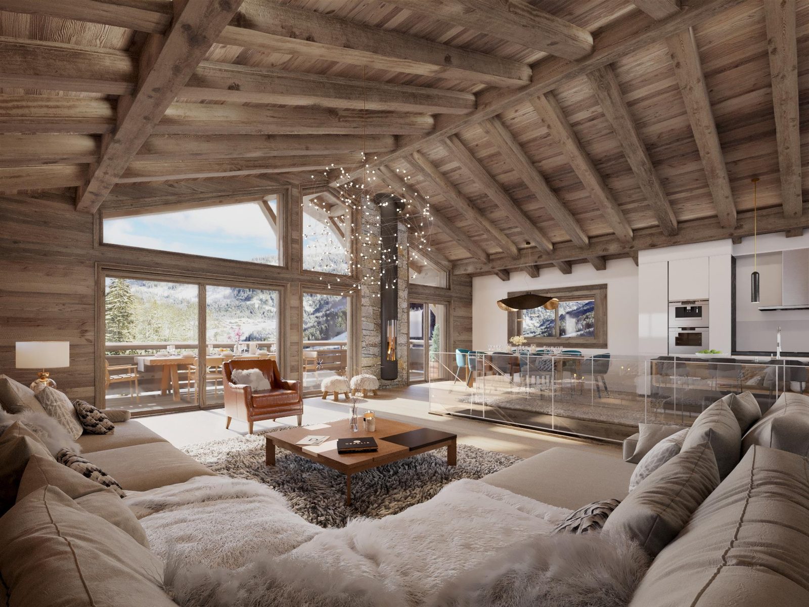 La Réserve chalet on the edge of the forest