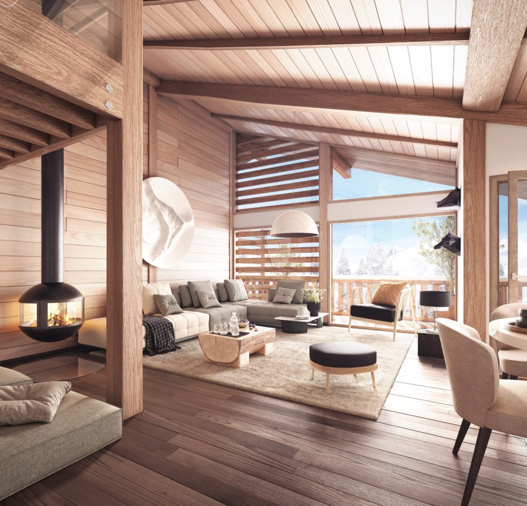 Châtel Le 5 — balcony with panoramic views