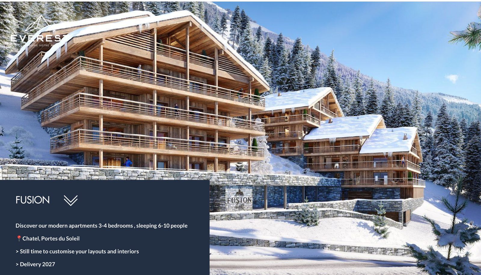 Fusion — panoramic mountain views