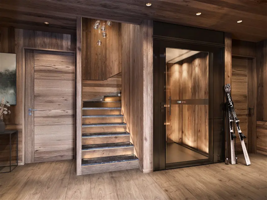La Réserve 4 — chalet interior